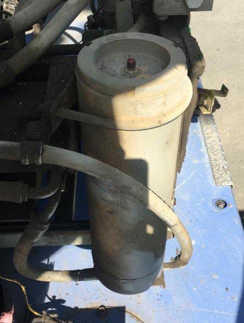 Заправка азотом ПГА крана Komatsu LW250-5